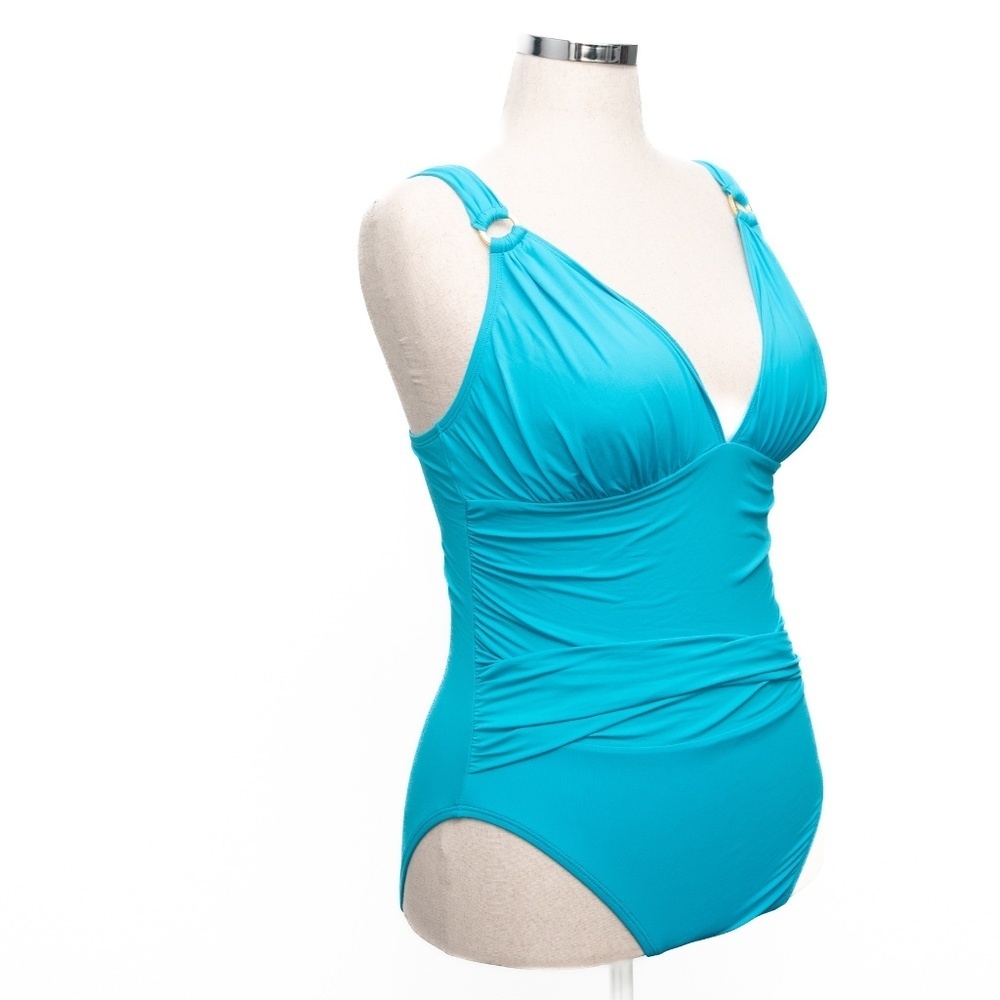 Bleu‎ Rod Beattie | New! Ruched One Piece Swimsuit - Picture 8 of 10